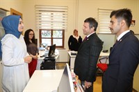 Uyum ve İletişim Dairesi Başkanımız Dr. Aydın Keskin KADIOĞLU Personeli yerinde ziyaret etti.